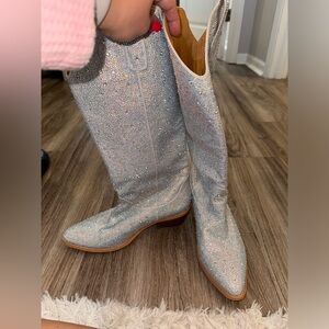Rhinestone cowboy boots